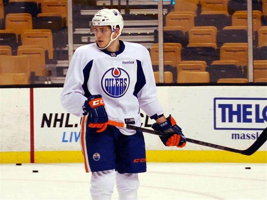 Edmonton sorgt mit Draisaitl in der NHL für Furore Leon Draisaitl schoss vier Mal auf das Tor der Jets, traf diesmal aber nicht. Foto: Heiko Oldörp