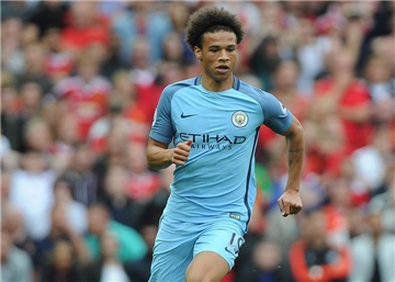 Leroy Sané erzielte sein erstes Premier-League-Tor.