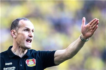 Leverkusens Trainer Heiko Herrlich. Foto: Marcel Kusch/Archiv