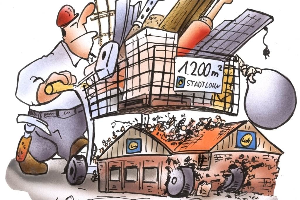 Lidl will am neuen Markt in Stadtlohn selbst Strom und Wärme erzeugen „Lidls Großauflauf für den Stadtlohner Großeinkauf!“