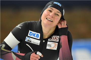 Lieferte in Inzell eine überzeugende Vorstellung ab: Claudia Pechstein. Foto: Soeren Stache