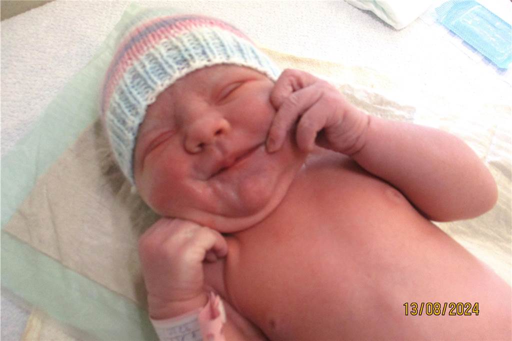 Lilly Maria Abelt, geboren am 13. August.