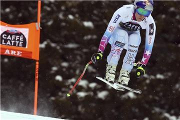 Lindsey Vonn siegte in Are. Foto: Alessandro Trovati/AP