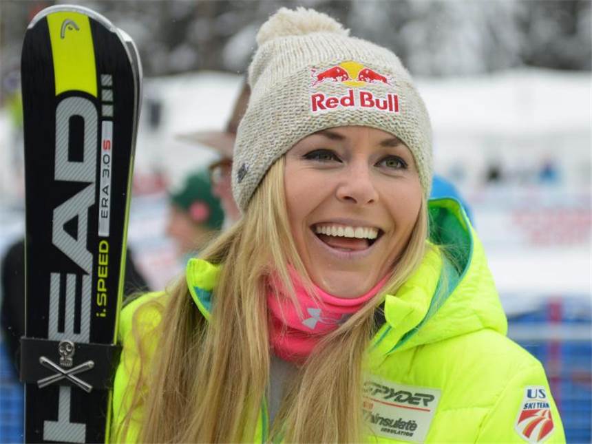 Vonn Achte beim Weltcup-Comeback: «War nur eine Probe» Lindsey Vonn war zufrieden mit ihrem Comeback. Foto: Mike Sturk