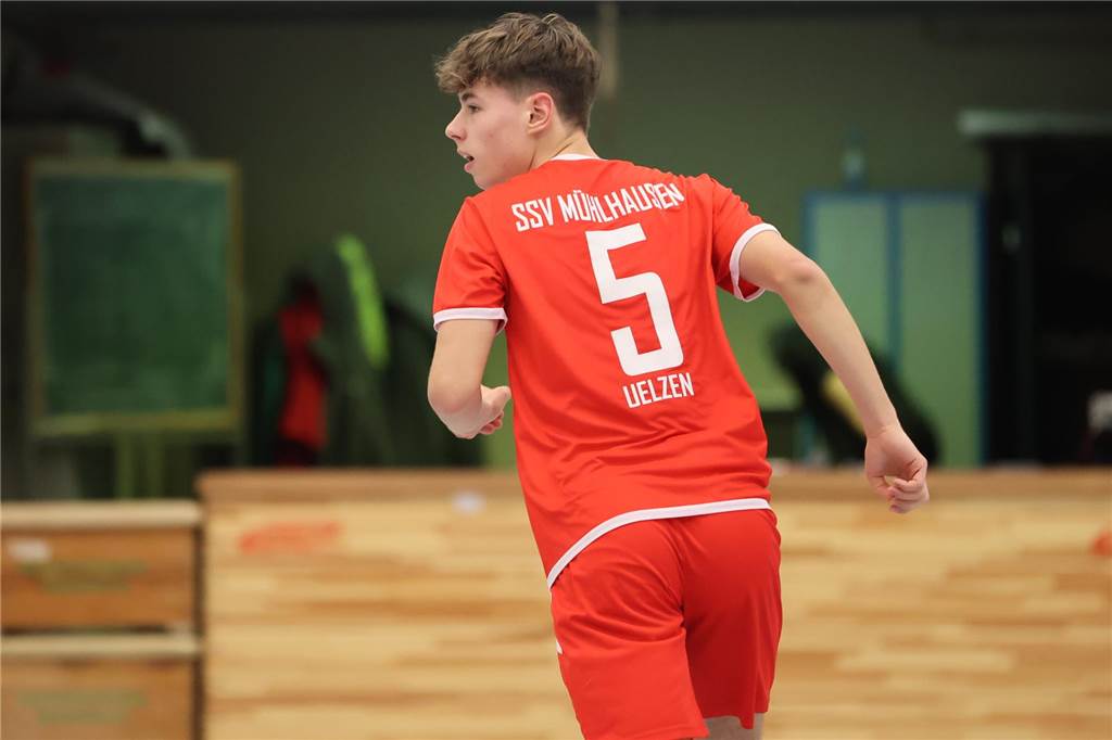 Linus Hagedorn zum Abschneiden des SSV Mühlhausen in der Halle: Kurzfristige Absagen Linus Hagedorn vom SSV Mühlhausen hat ein gutes Turnier gespielt.