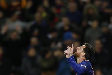 Lionel Messi erzielte zwei Treffer gegen Celta Vigo. Foto: Manu Fernandez
