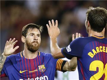 Lionel Messi feierte mit dem FC Barcelona einen Auftaktsieg. Foto: Manu Fernandez