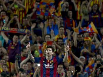 Lionel Messi war mit zwei Toren gegen Athletic Bilbao erfolgreich. Foto: Juan Carlos Hidalgo
