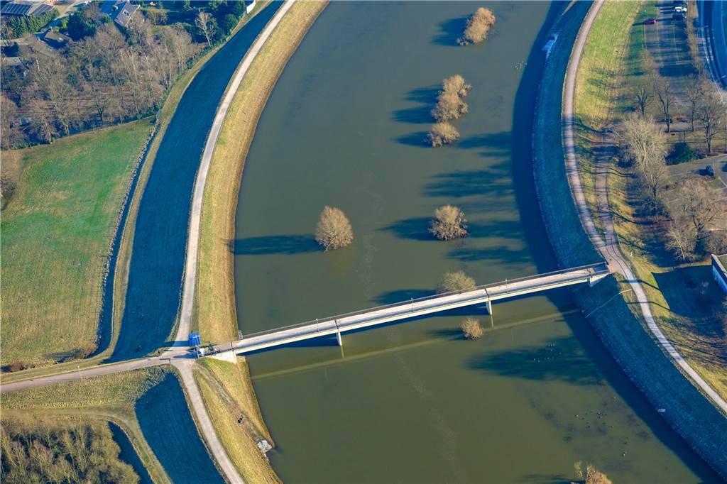 Lippe mit Hochwasser