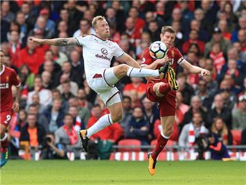 Liverpool kam im eigenen Stadion gegen den FC Burnley nicht über ein 1:1 hinaus. Foto: Peter Byrne