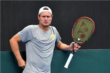 Lleyton Hewitt erwägt einen Einsatz im Davis-Cup-Doppel gegen Deutschland. Foto: Darren England