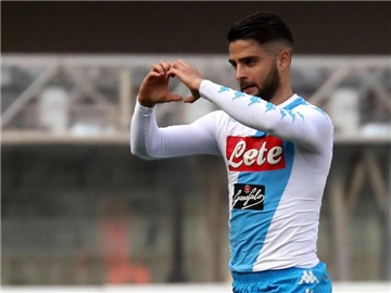 Lorenzo Insigne traf gegen den FC Crotone doppelt. Foto: Filippo Venezia