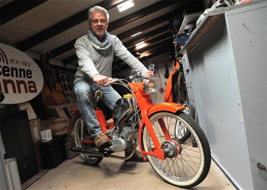 Lothar Baltrusch wird 2016 auf einer Zündapp Bergsteiger eine neue Spenden-Tour starten.