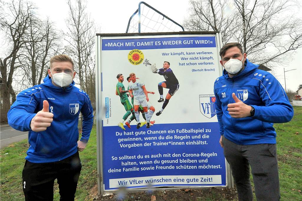 Zuschauer soll Spieler geschlagen haben: Schwere Vorwürfe nach Kreispokal-Spiel Luca Vöckel (l.) mit VfL-Torwart David Graudejus.