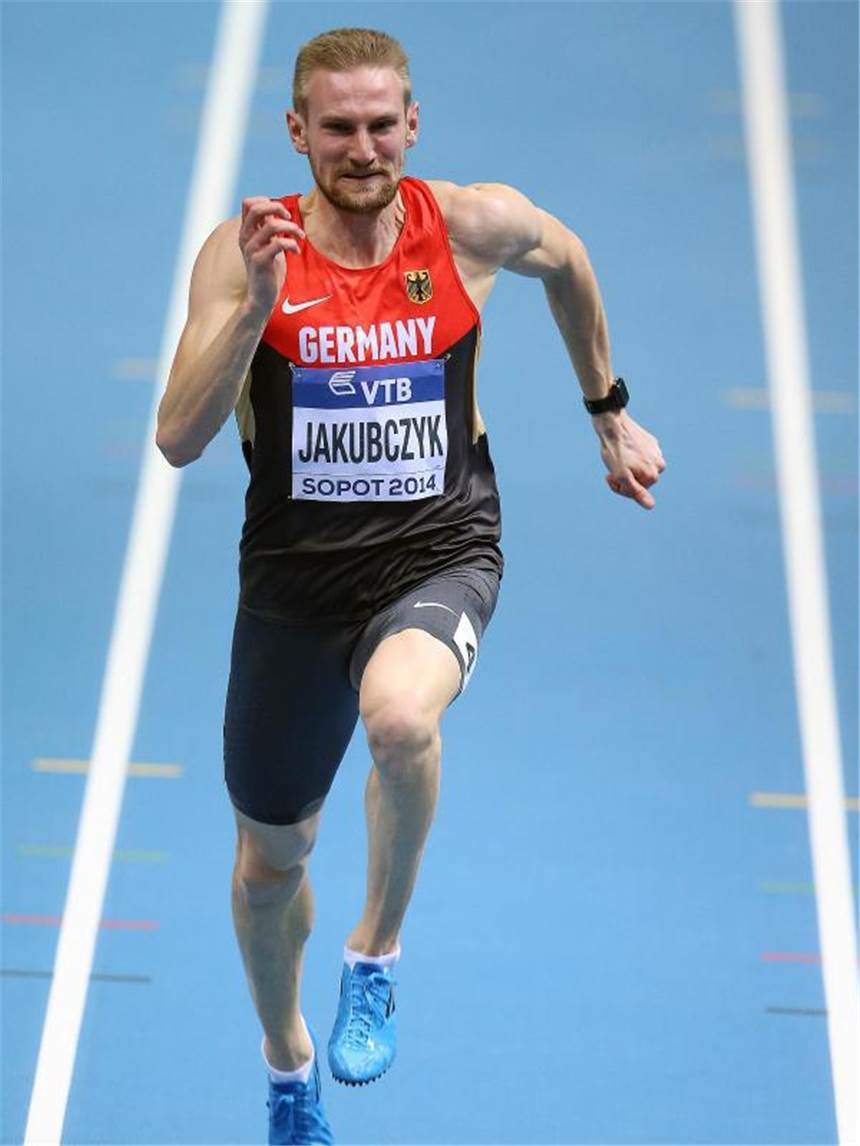 DLV-Athleten mit Power bei Hallen-EM in Prag Lucas Jakubczyk hat eine EM-Medaille über die 60 Meter im Visier. Foto: Hannibal