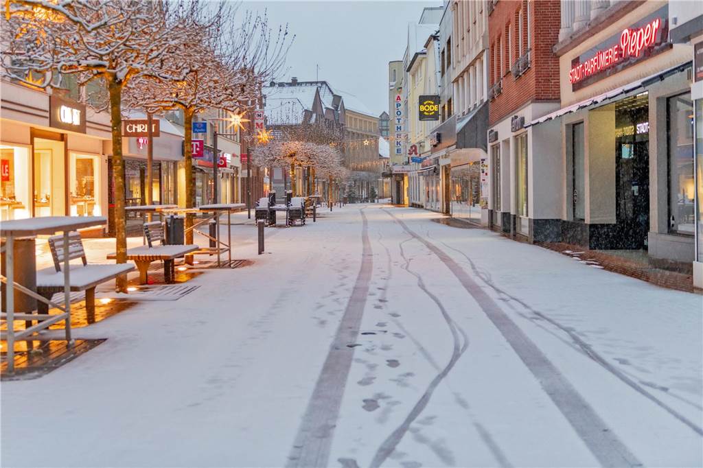 Lünen versank am Sonntagmorgen im Schnee.