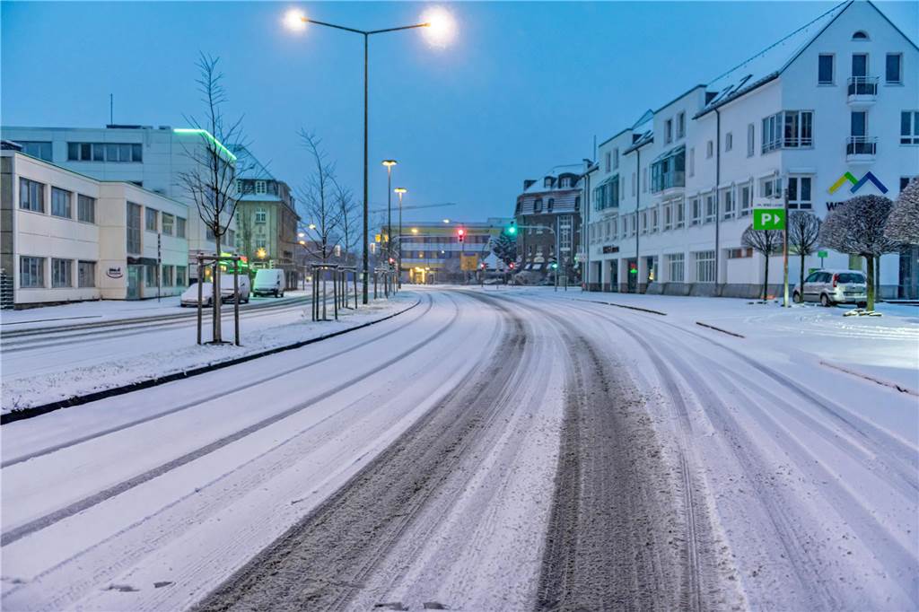 Lünen versank am Sonntagmorgen im Schnee.