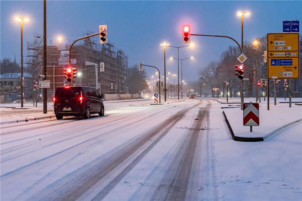 Lünen versank am Sonntagmorgen im Schnee.