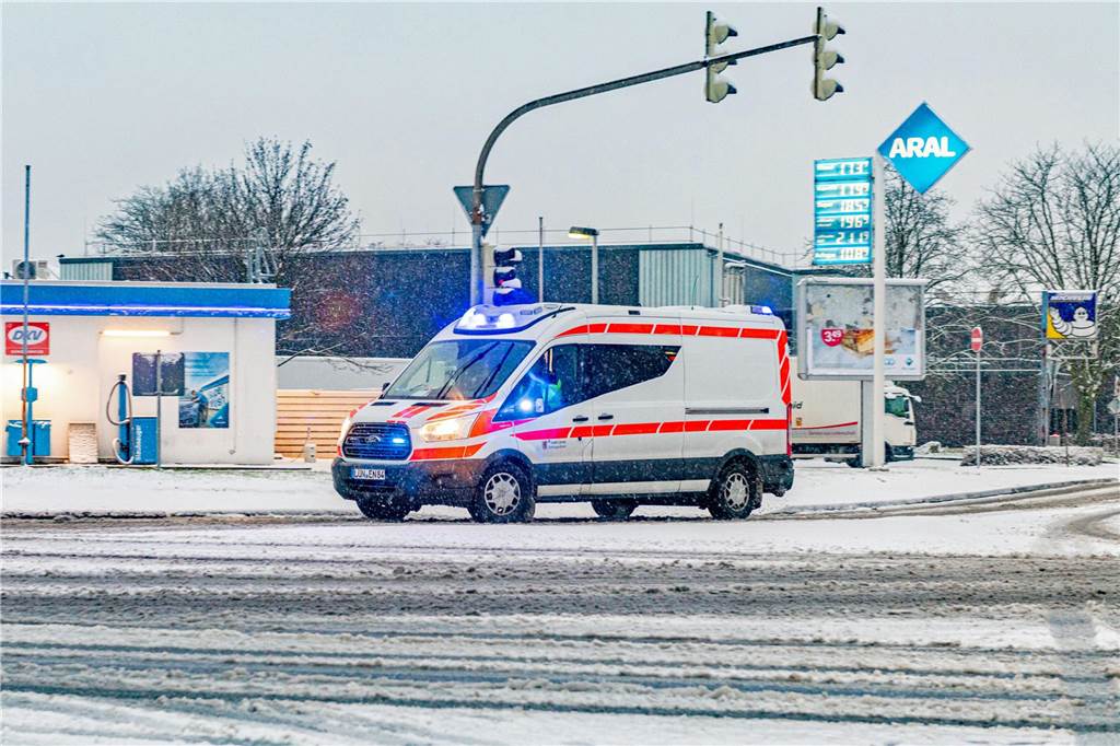 Lünen versank am Sonntagmorgen im Schnee.