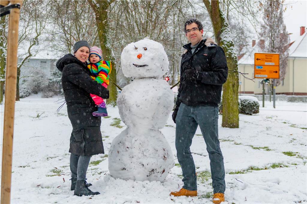 Lünen versank am Sonntagmorgen im Schnee.