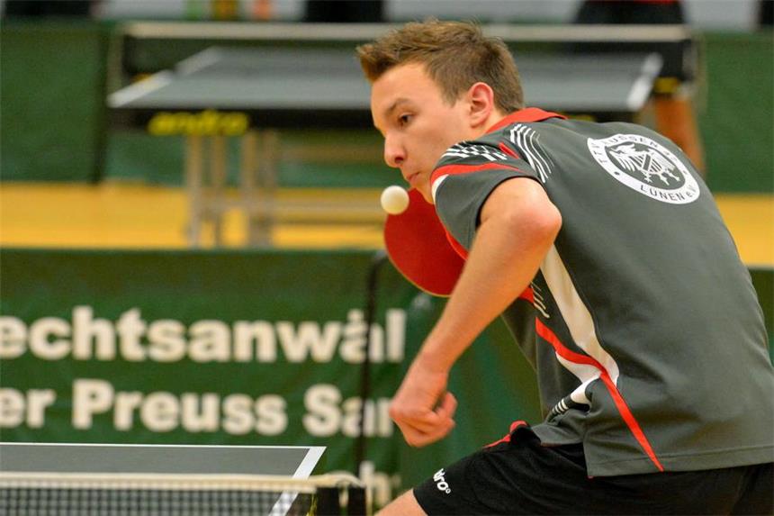 Preußen gehen entspannt ins Saisonfinale Lünens Alexander Muschak hat die beste Bilanz der gesamten Landesliga.