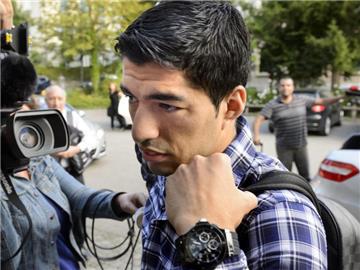 Luis Suarez begab sich am 8. August zur Anhörung in Lausanne. Foto: Laurent Gillieron