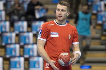 Lukas Mertens führte Magdeburg mit zehn Treffern ins Final Four des EHF-Pokals. Foto: Soeren Stache