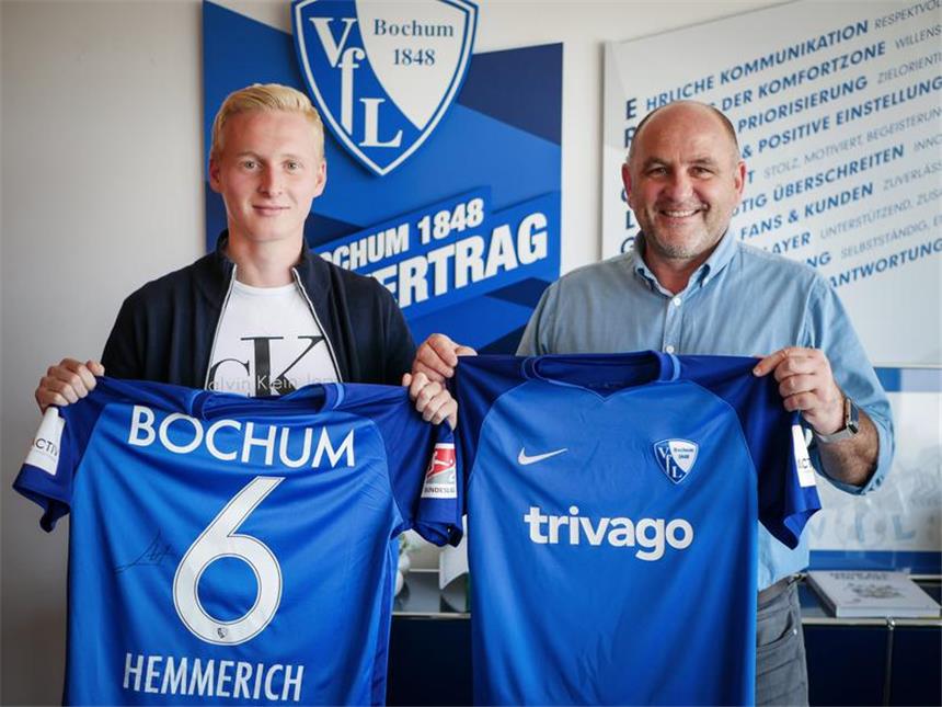Hemmerich wechselt auf Leihbasis nach Bochum Luke Hemmerich soll beim VfL Bochum Spielpraxis sammeln.