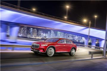 Luxus-SUV als Stufenheck: Auf der Peking Motor Show zeigt Mercedes-Maybach die Studie Vision Ultimate Luxury. Foto: Daimler AG