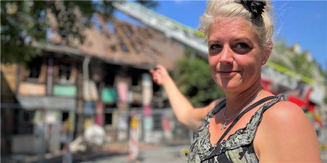 Fachwerkhaus in Dortmund abgebrannt: Ex-WG-Bewohnerin (50) nahm Abschied