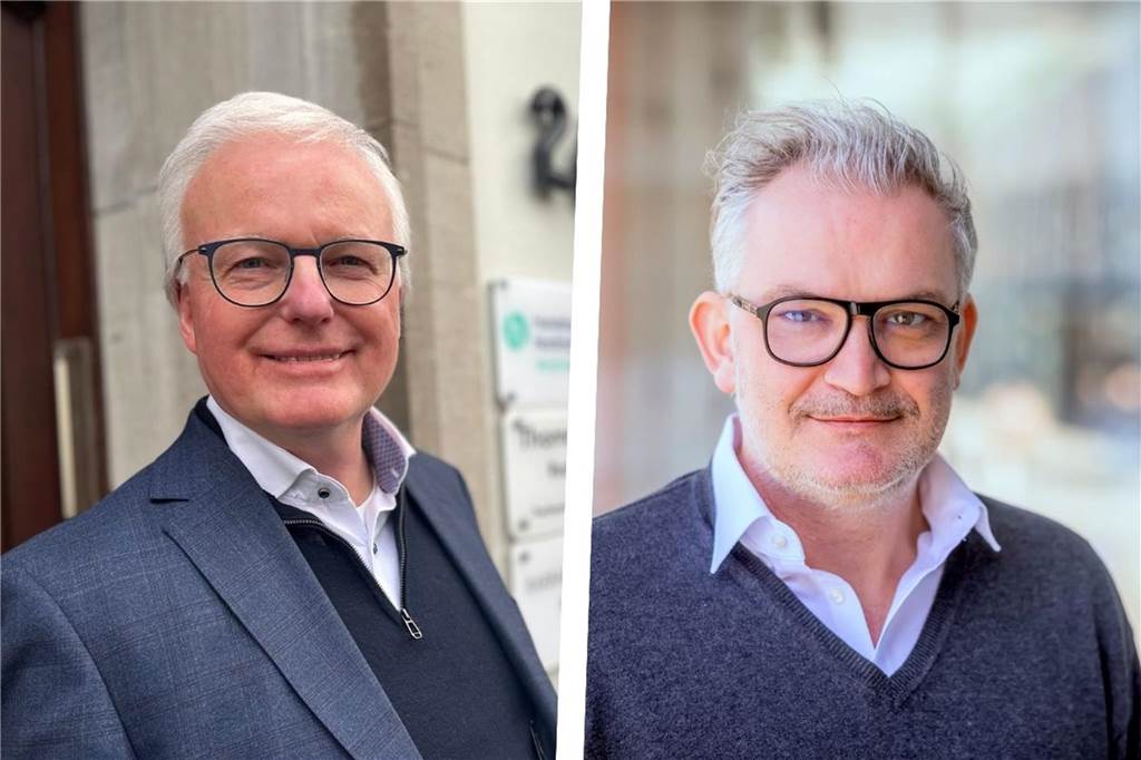 Erneute Sorge um Karstadt: „Keine Ahnung, wo die Reise jetzt hingeht“ Machen sich Sorgen um die Zukunft von Karstadt in Dortmund: Thomas Schäfer vom Handelsverband (l.) und Tobias Heitmann vom Cityring (r.).