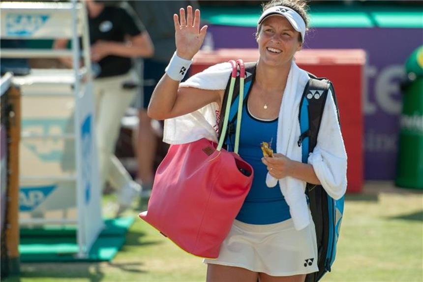 Mama Maria genießt den Erfolg von Mallorca Machte nach ihrem Sieg auf Mallorca auch in der Tennis-Weltrangliste eine Sprung nach vorne; Tatjana Maria. Foto: Thomas Reinier