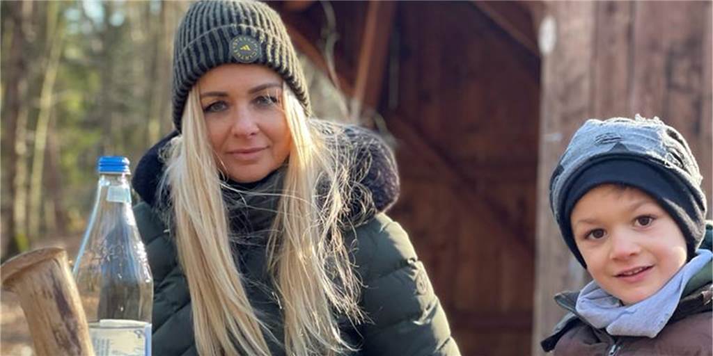 Selmer Ernährungsberaterin und Fitnesstrainerin gibt Tipps gegen Herbstblues Fitness-Expertin Magdalena Litwicka gemeinsam mit ihrem sechsjährigen Sohn.