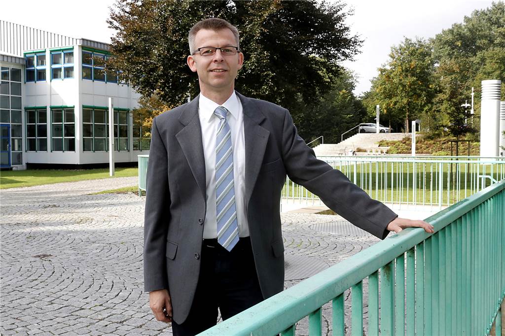 Klimaveränderung: Wird auch das Grund- und Trinkwasser wärmer? Magnus Meckelburg leitet das Wasserwerk Haltern der Gelsenwasser AG.