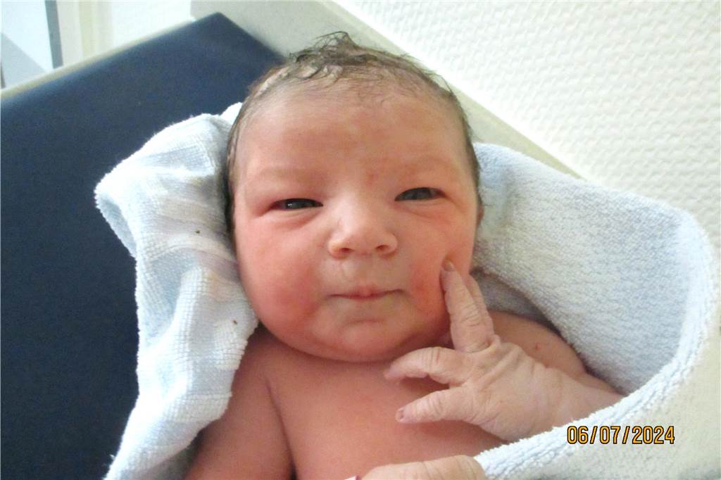 Malea Frieda Kirschner, geboren am 6. Juli.
