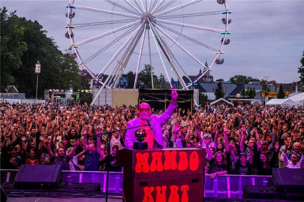 Mambo Kurt auf der Bühne
