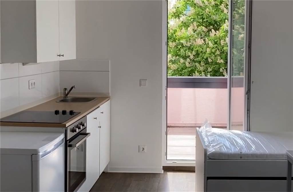 Fast ausgebucht: Dieses Gebäude in Barop ist ein Rettungsanker für wohnungslose junge Dortmunder Manche Apartments in der neuen Wohneinrichtung haben auch einen Balkon oder eine Terrasse.