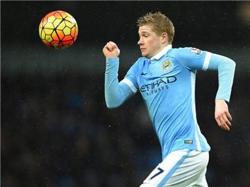 Manchester Citys Kevin De Bruyne hat sich schwer verletzt. Foto: Peter Powell
