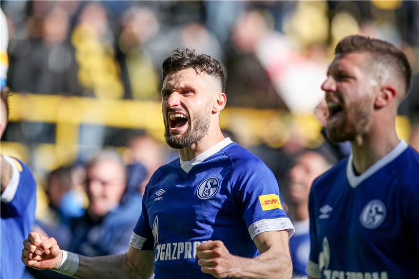 04 Stunden vor dem Spiel: Schalke beim „Geisterderby“ in Dortmund Mann des Spiels: Beim 4:2-Sieg im vergangenen Jahr erzielte Daniel Caligiuri zwei Tore.