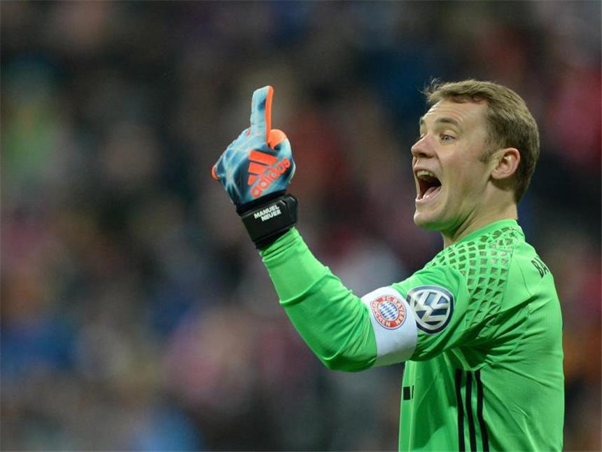 "Sport Bild": Torhüter Neuer künftig Kapitän des FC Bayern Manuel Neuer soll laut einem Medienbericht neuer Bayern-Kapitän werden. Foto: Andreas Gebert
