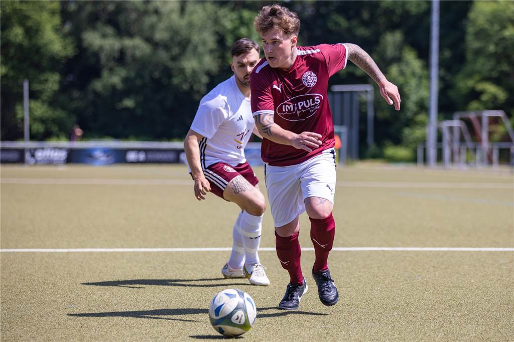Marcel Erdmann (v.) spielte in der Vergangenheit auch für den SSV Mühlhausen.
