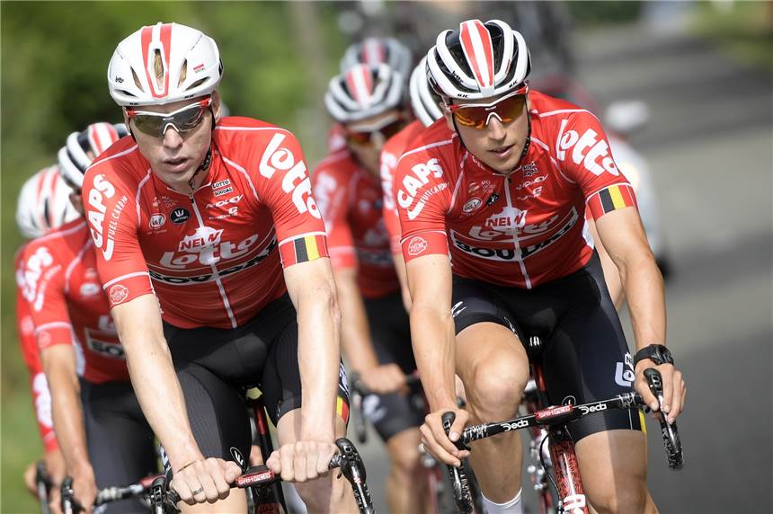 August 2018: Marcel Sieberg und Andre Greipel gehen getrennte Wege Marcel Sieberg (l) verlässt das belgische Team Lotto Soudal zur neuen Saison 2019 und schließt sich dem Team Bahrain-Merida an.
