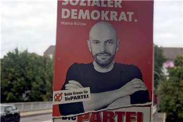 Marco Bülow trat bei der Bundestagswahl 2021 als Direktkandidat von "Die Partei" an.