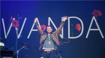 Marco Fitzthum, Sänger und Gitarrist der Band Wanda.