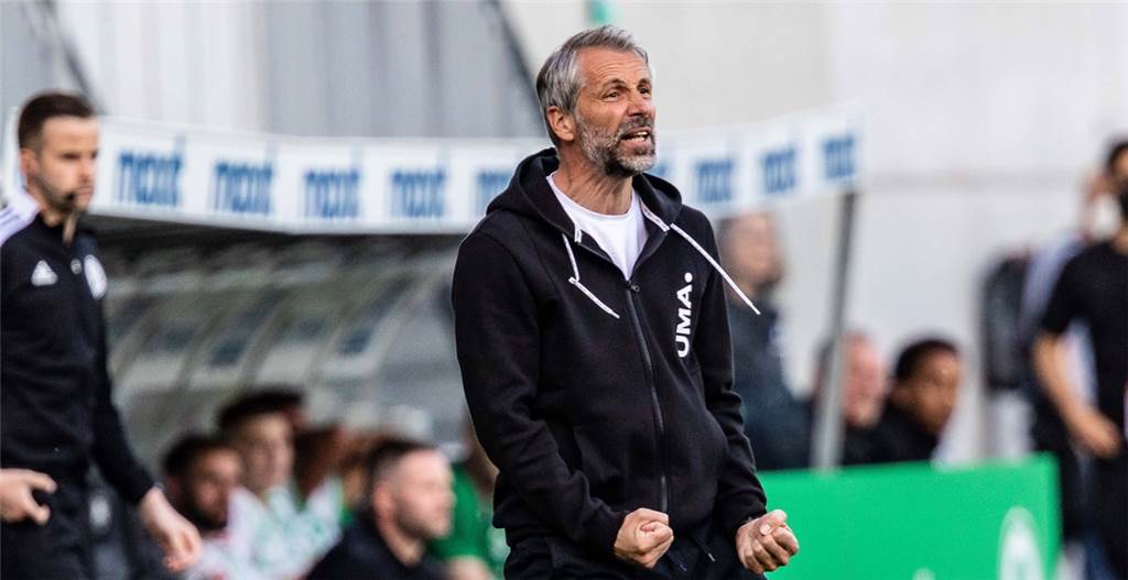 BVB erreicht Minimalziel: Marco Rose will mit neuer Strategie zum Erfolg BVB-Trainer Marco Rose an der Seitenlinie.