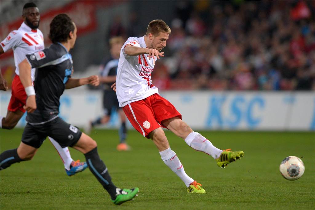Marco Stiepermann im Dress von Energie Cottbus. Zwei Jahre lang trug er das Trikot der Rot-Weißen.