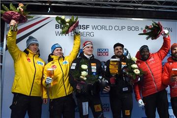 Margis (l-r), Friedrich, Bracher, Kuonen, Spring und Wright. Foto: Caroline Seidel