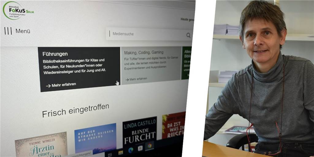 Neue Homepage der Bibliothek Selm fördert versteckte Medienangebote zu Tage Margit Breiderhoff hat die Homepage der Bib neu gestaltet. Sie bietet nun viele neue Funktionen und macht das Finden von Büchern, Veranstaltungen und Medienangeboten der Bib leichter.