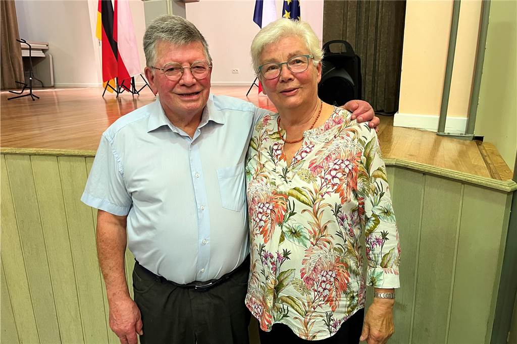Margret Göhler und Daniel Fièvet haben sich bereits vor 30 Jahren kennengelernt, als die deutsch-französische Freundschaft besiegelt wurde.
