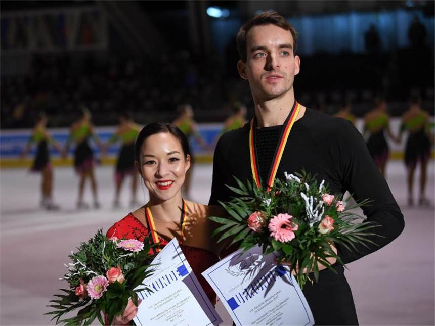 Deutsche Meister Vartmann/Blommaert mit neuen Partnern Mari Vartmann und Ruben Blommaert machen mit neuen Partnern weiter. Foto: Britta Pedersen/Archiv